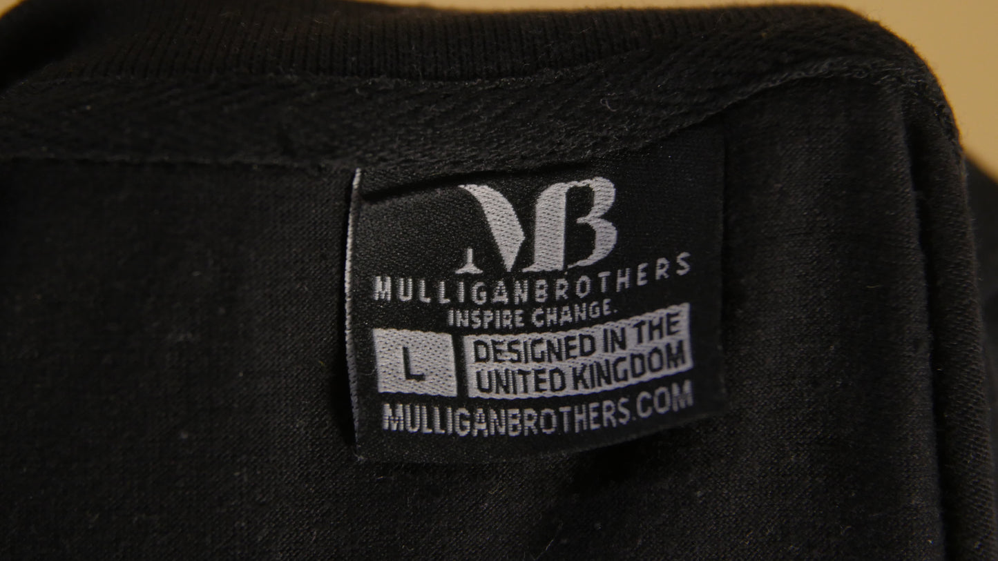 Mulligan Brothers "Inspire Change" Official Fitted T Shirt (Black)